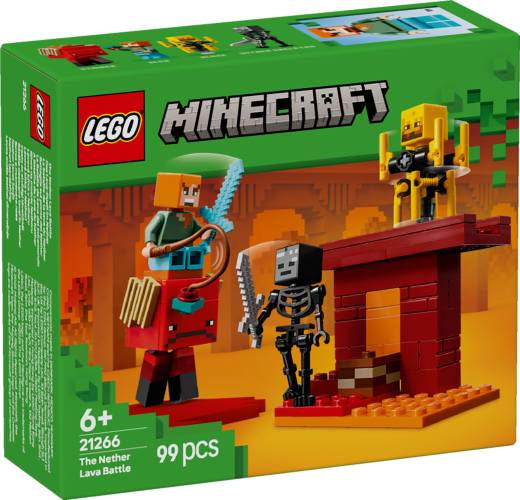 LEGO® Minecraft® 21266 Csata az alvilági lávatónál