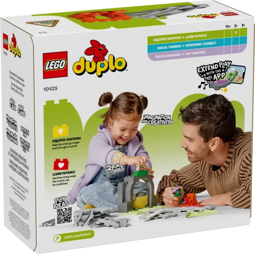 LEGO® DUPLO® 10425 Vonatalagút és sínek kiegészítő szett