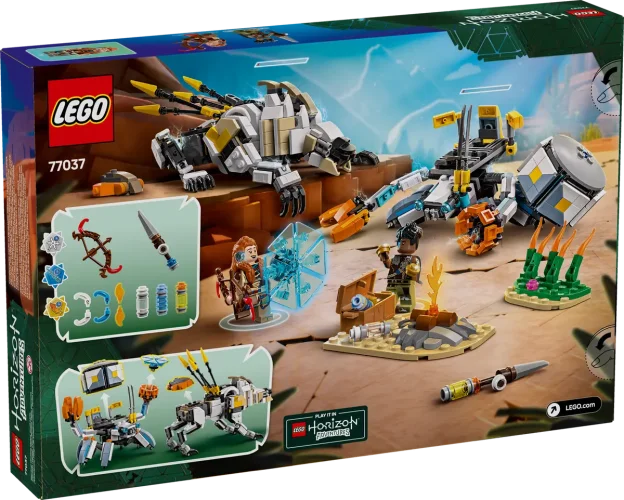 LEGO® Horizon Adventures™ 77037 Aloy e Varl contra Carapaça e Dentes de Serra