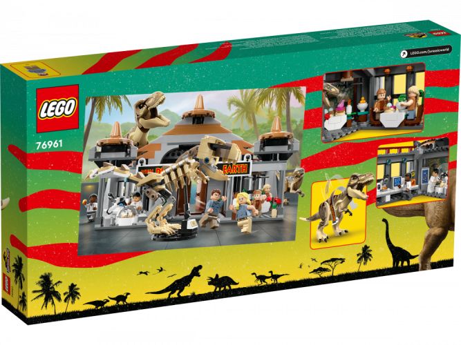 LEGO® Jurassic World™ 76961 Centro de Visitantes: Ataque de T. rex e Raptor