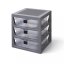 LEGO® Organizador com três gavetas - cinzento escuro
