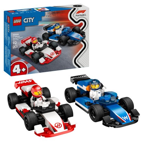 LEGO® City 60464 Voitures de course de F1® Williams Racing et Haas F1®