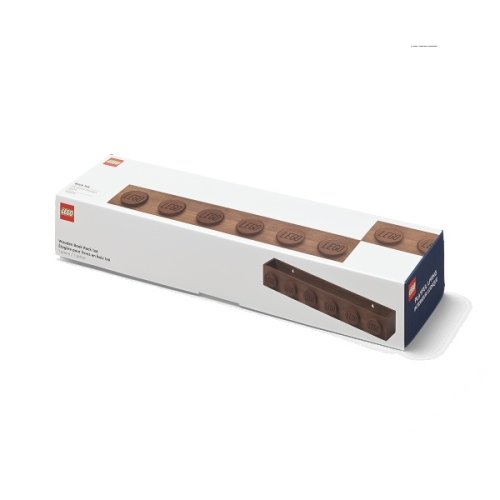 LEGO® suporte de madeira para livros (carvalho - escurecido)