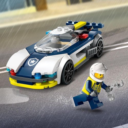 LEGO® City 60415 La course-poursuite entre la voiture de police et la super voiture