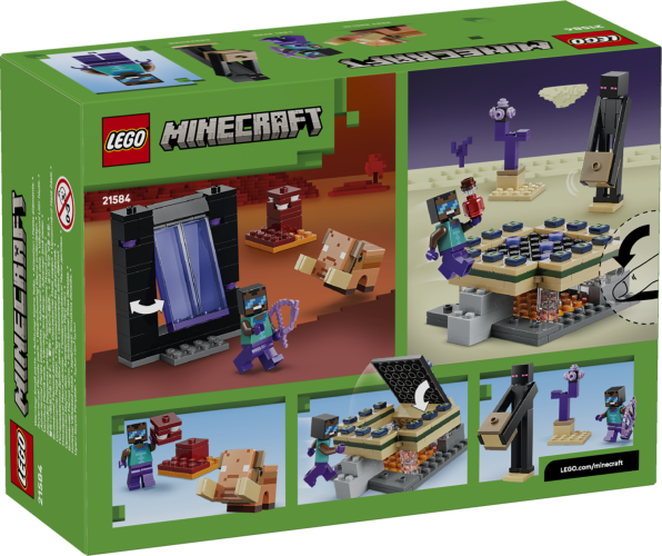 LEGO® Minecraft 21584 Voyage à travers les Portails du Nether et de l’Ender
