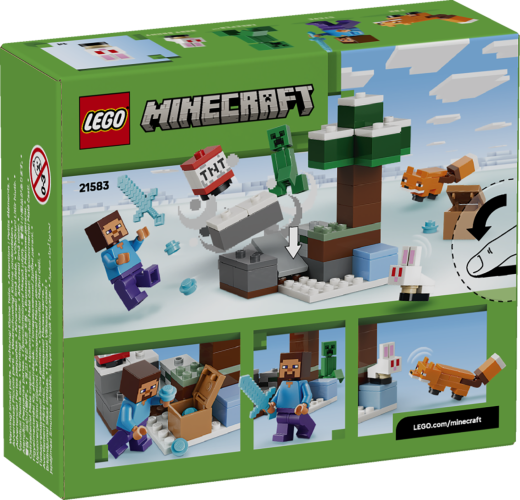 LEGO® Minecraft 21583 Les aventures de Steve dans la taïga