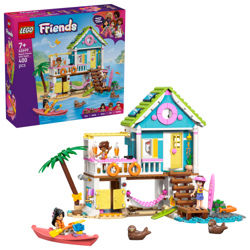 LEGO® Friends 42699 Casa sulla spiaggia con foche