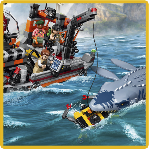 LEGO® Jurassic World 77983 Mosasaurus Dinosaur Boat Attack
