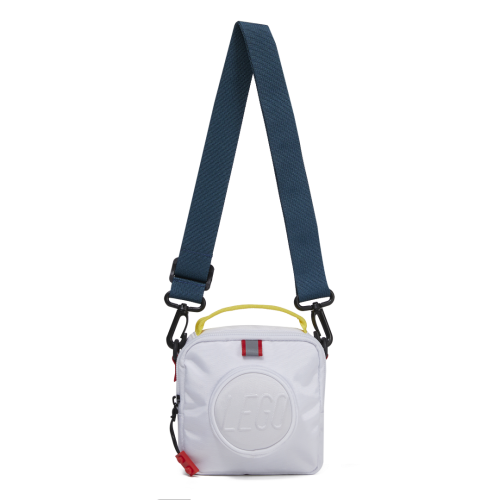LEGO Signature Brick 1x1 mini crossbody taška - bílá