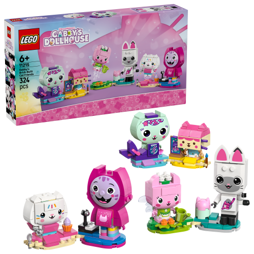 LEGO® Gabby's Dollhouse 11215 Gabbys Katzenfreunde aus LEGO Steinen