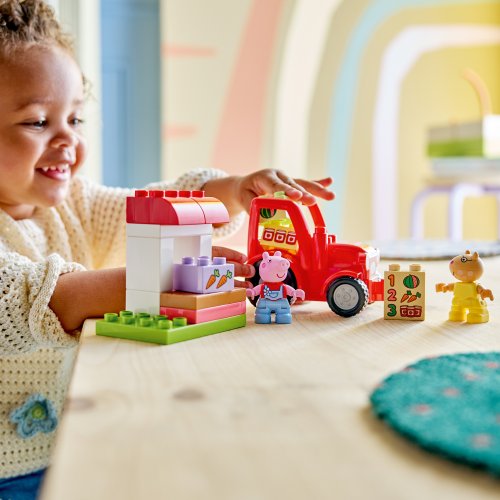 LEGO® DUPLO Peppa Pig 10468 Traktor und Marktstand