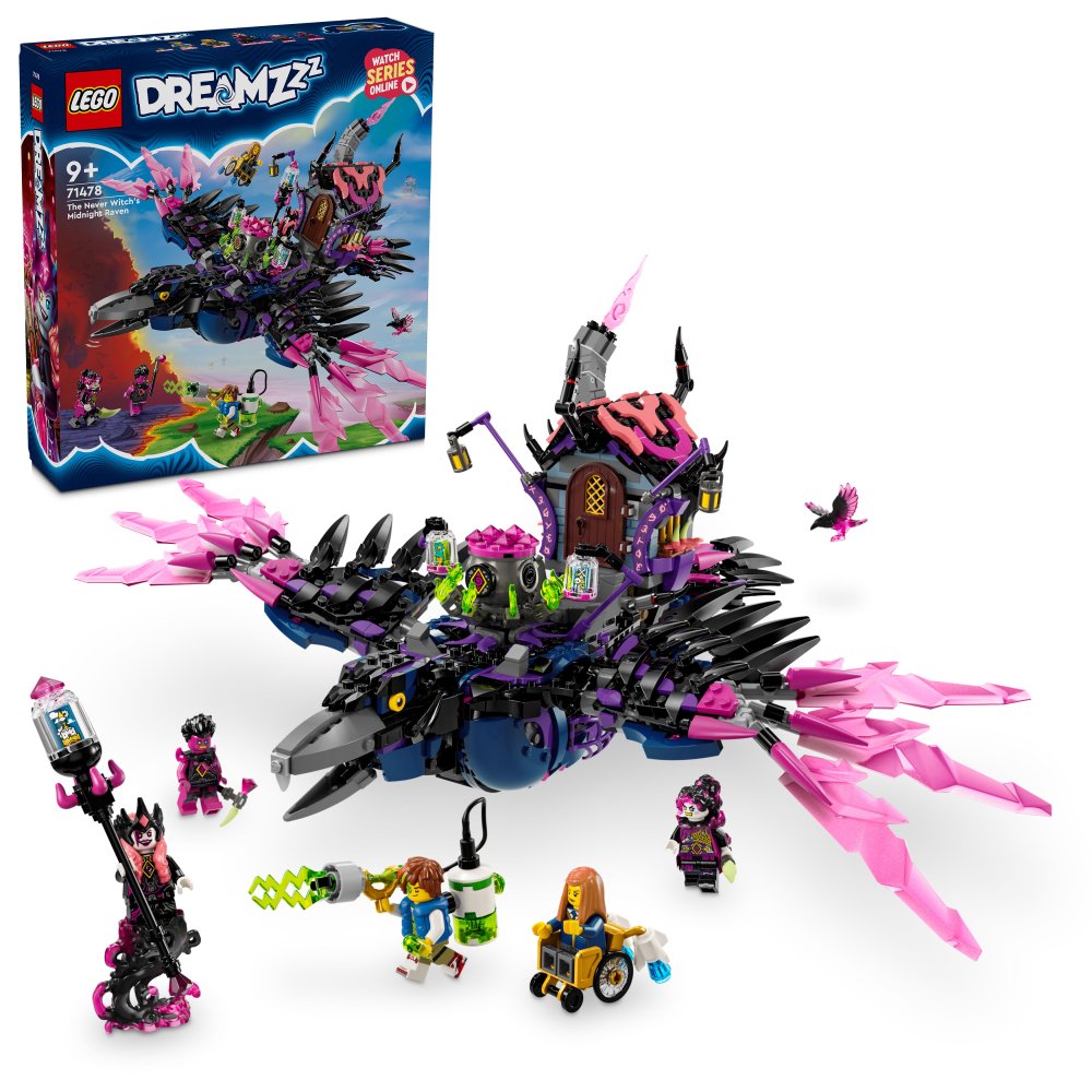LEGO® DREAMZzz™ 71478 Corbul de la miezul nopții al vrăjitoarei