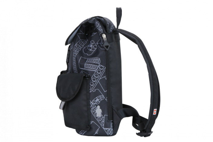 LEGO® Tribini HAPPY pequena mochila - preto
