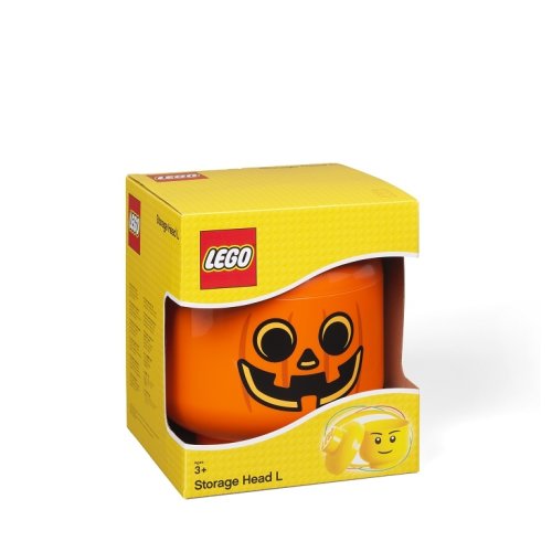 LEGO® Testa contenitore (misura L) - zucca