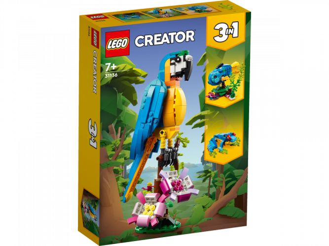 LEGO® Creator 3-en-1 31136 Le perroquet exotique