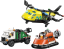 LEGO® City 60505 Kombinationsset mit Flugzeug, Wartungsfahrzeug und Luftkissenboot