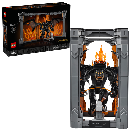 LEGO® Icons 10367 Könyvkuckó: A Gyűrűk Ura: Balrog™