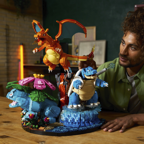 LEGO® LEGO® Pokémon™ 72153 Florizarre, Dracaufeu et Tortank