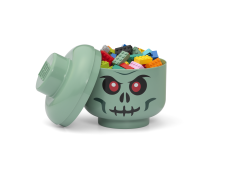 LEGO® Opberghoofd (maat S) - skelet - groen