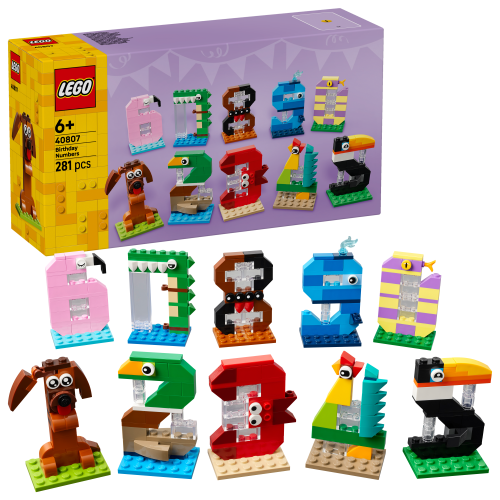 LEGO® Iconic 40807 Numeri del compleanno