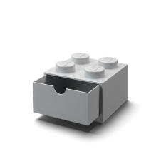 LEGO® asztali doboz 4 fiókkal - szürke