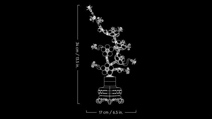 LEGO® Botanicals 10369 Les fleurs de prunier