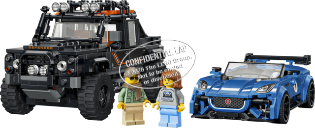LEGO® Speed Champions 77264 Jaguar Project 7 en Land Rover Defender
