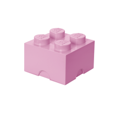 LEGO® Caixa de arrumação 4 - rosa claro