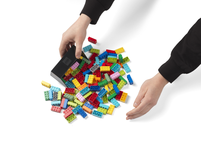LEGO® Jeu de pelle à briques - gris/noir, lot de 2