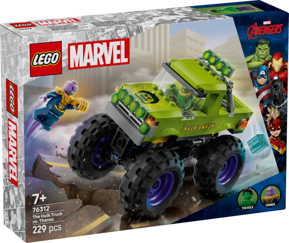 LEGO® Marvel 76312 Monster truck Hulka kontra Thanos