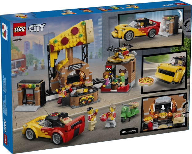 LEGO® City 60496 Donáška pizze s vozidlami