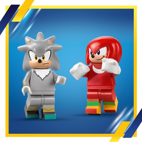 LEGO® Sonic the Hedgehog™ 77118 Silver's Car vs. Knuckles' Monster Truck