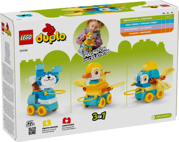 LEGO® DUPLO Town 10448 Animaux sur roues 3-en-1