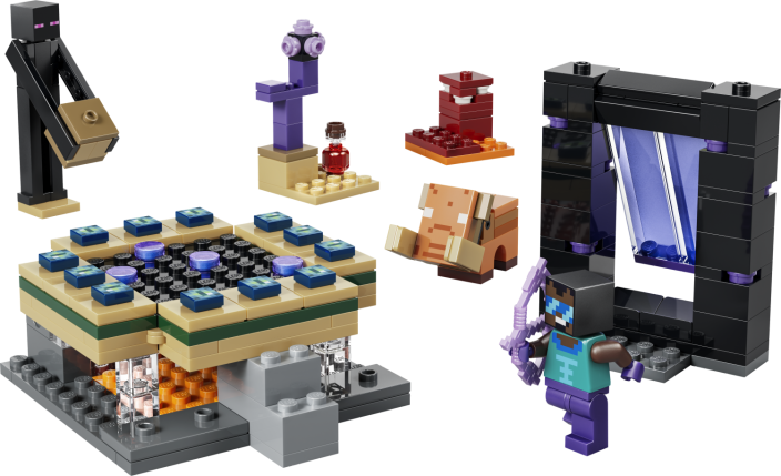 LEGO® Minecraft 21584 Voyage à travers les Portails du Nether et de l’Ender