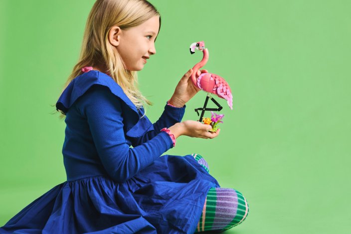 LEGO® Creator 3-in-1 31170 Animais Selvagens: Flamingo Cor-de-rosa