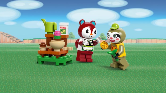 LEGO® Animal Crossing™ 77054 Caravane et stand de jardinage de Racine