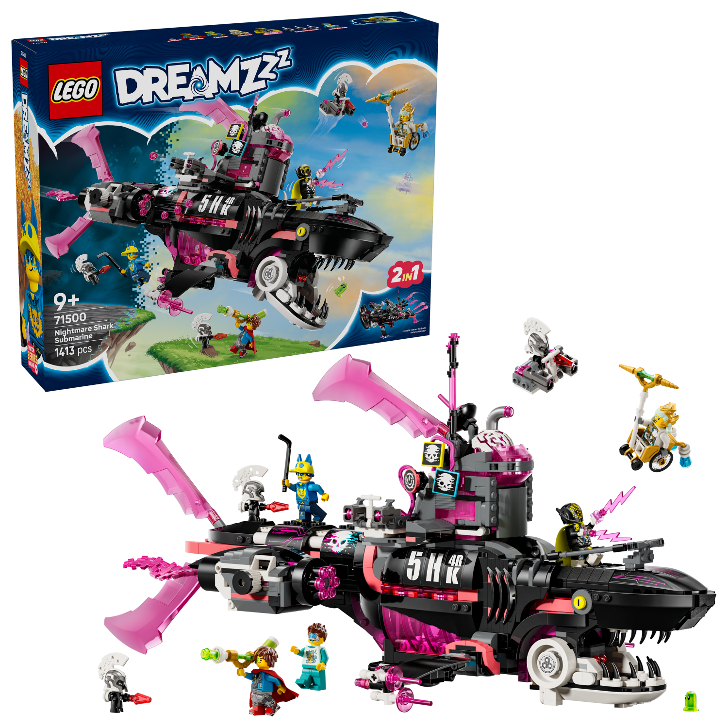 LEGO® DREAMZzz 71500 潜水艦ナイトメア・シャーク号 | KITSTORE.cz