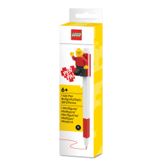 LEGO Gelové pero s minifigurkou, červené