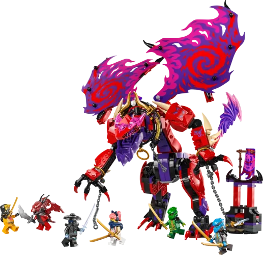 LEGO® Ninjago® 71832 Presa do Trovão - Dragão do Caos