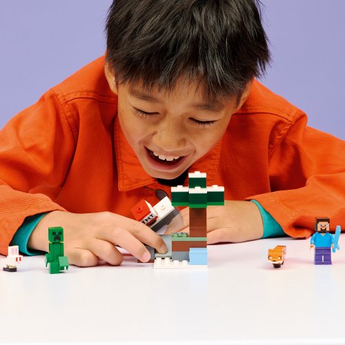 LEGO® Minecraft 21583 Les aventures de Steve dans la taïga