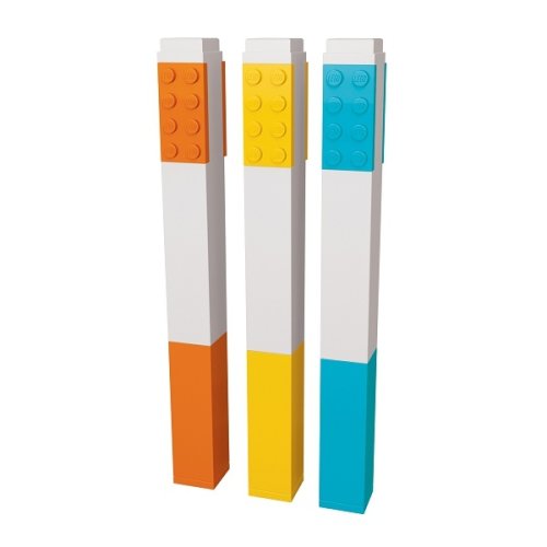 LEGO® markeerstiften, kleurenmix - 3 stuks