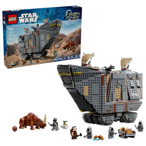 LEGO® Star Wars TM 75453 Le Sandcrawler™ d'Offworld et le Mudhorn