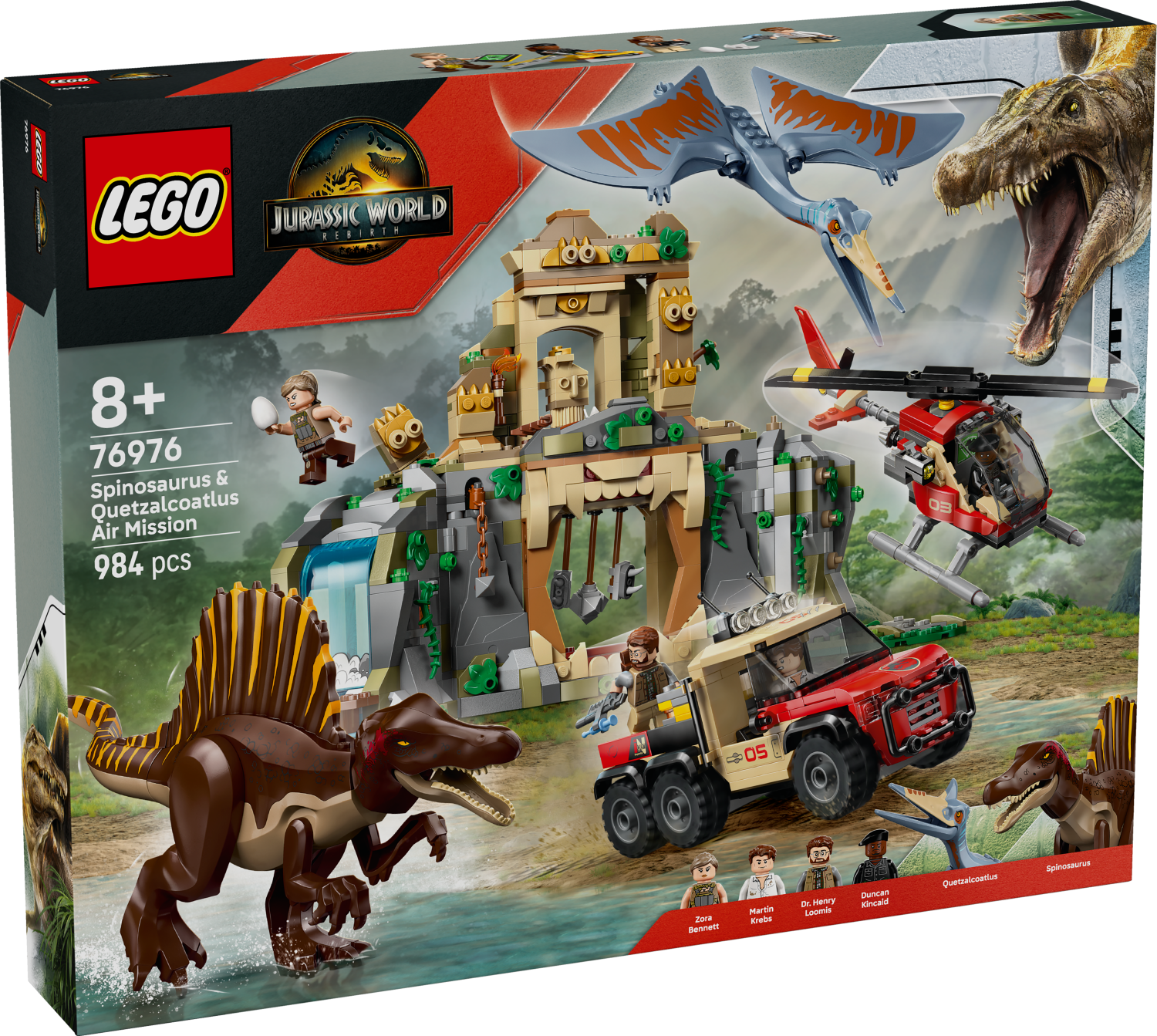 LEGO® Jurassic World 76976 Spinosaurus & Quetzalcoatlus Air