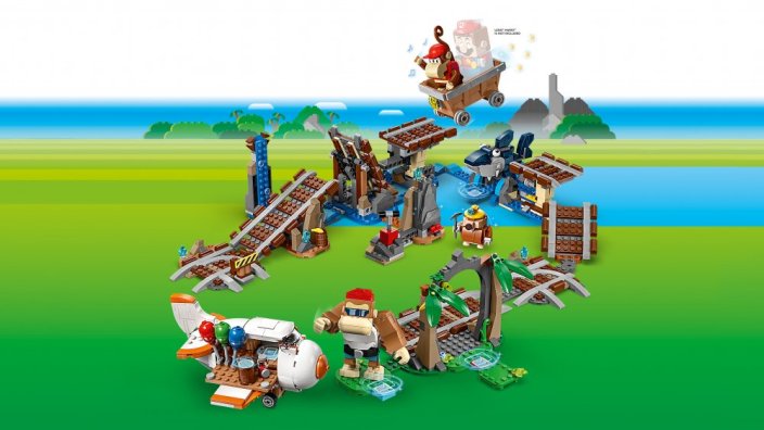 LEGO® Super Mario™ 71425 Pack di espansione Corsa nella miniera di Diddy Kong
