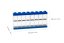 LEGO® caixa de coleção para 16 minifiguras - azul