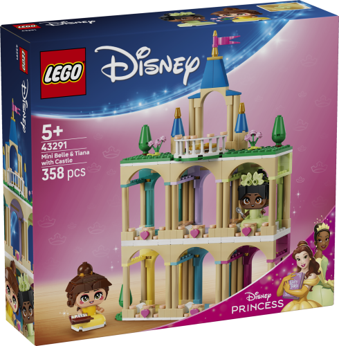 LEGO® Disney TM 43291 Mini Bela e Tiana com Castelo
