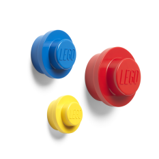 LEGO® falikar, 3 db - sárga, kék, piros