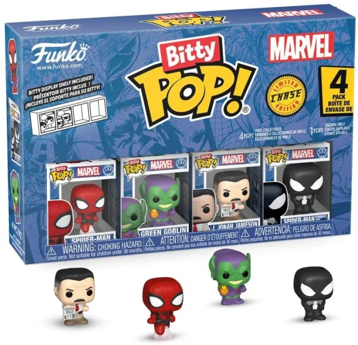 Bitty POP: SM- Spider-Man 4pk