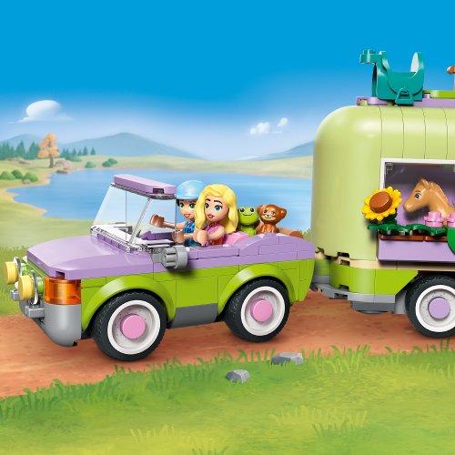 LEGO® Friends 42695 Trailer met paard en veulen