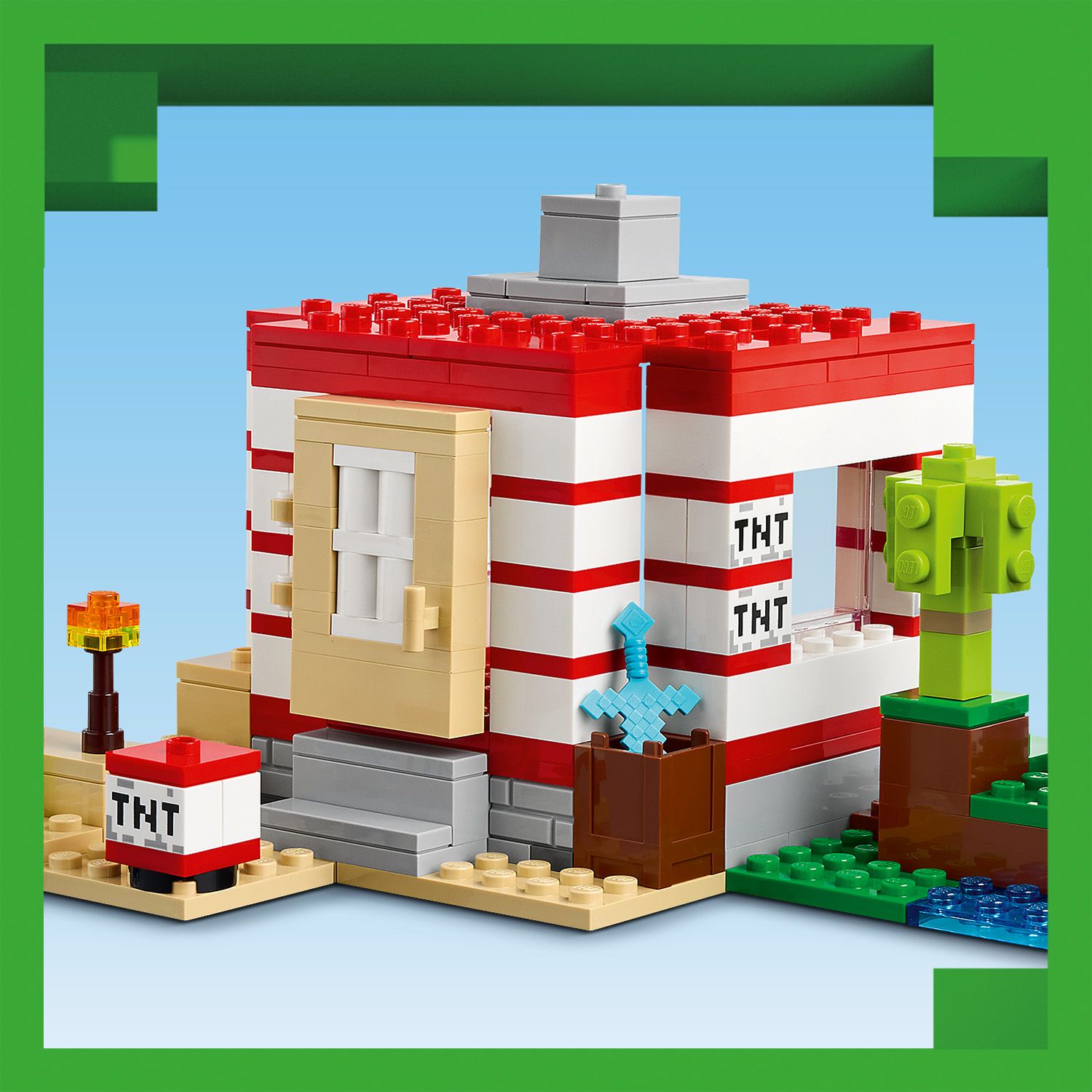 LEGO® Minecraft® 21275 Casa TNT din junglă | KITSTORE.cz